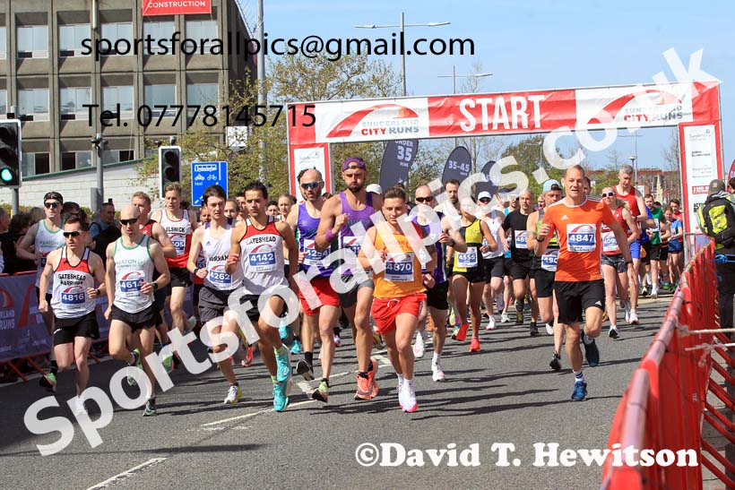 Sunderland City Half Marathon, 2022 Sunderland City Half Marathon, 10k  5k.  Photo: David T. Hewitson/Sports for All Pics